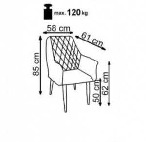 SET DINING MASA EXTENSIBILA CALIBER CU 4 SCAUNE K287 BEJ/NATURAL DESIGN SCANDINAV HALMAR - Img 5