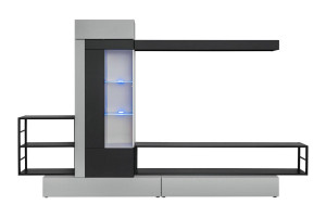 SET LIVING MODULAR REBEL, CU ILUMINARE LED , PGS RB, STIL MODERN, ASM - Img 2