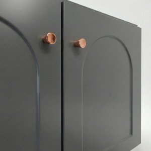 SET MOBILIER DE BAIE CU LAVOAR, OGLINDA, DENVER 80CM, GRI, JUST IN COLLECTION - Img 5