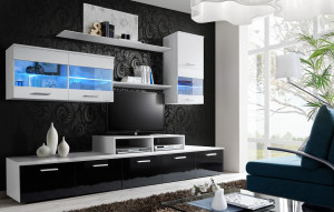 SET MODULAR LIVING CU LED LOGO II 20 WS LO STIL MODERN ASM