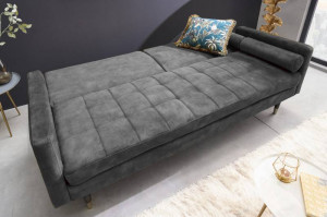 SOFA EXTENSIBILA, 195CM, MICROFIBRA GRI, MODEL DEOSEBIT, ARTIM GROUP SELECTION - Img 3