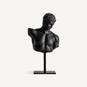 STATUETA HELIOS, 56CM, CULOARE NEAGRA, DIN RASINA, STIL MODERN, ARTIM GROUP SELECTION