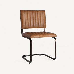 STOC 2 BUC!!! SCAUN DINING ALMSTOCK, MARO, CONFECTIONAT DIN SPUMA, PIELE, METAL, STIL MODERN