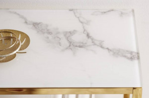 STOC!!! CONSOLA MODERNA, ELEGANCE 80CM, STICLA SECURIZATA EFECT MARMURA, ARTIM GROUP SELECTION - Img 2