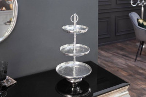 SUPORT, ORIENT 3 ETAJE 46CM, COD 40386, DIN ALUMINIU, ASPECT INDUSTRIAL - Img 2