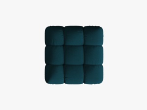 TABURET BELLIS, 94 CM, BLEUMARIN 87, TAPITERIE DIN CATIFEA 3D, DESIGN DEOSEBIT - Img 4