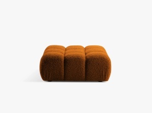 TABURET BELLIS, CARAMIZIU, CU TAPITERIE DIN TEXTIL BOUCLE ROLF, MICADONI