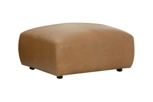 TABURET ELEGANT BIG GEORGE 95CM, REALIZAT DIN LEMN SI PIELE ECO, CULOARE MARO, INVICTA INTERIOR - Img 3
