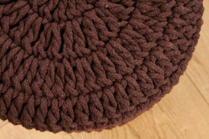 TABURET LEEDS MARO CAFENIU INCHIS 38680 DESIGN RETRO-SCANDINAV - Img 3