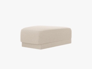 TABURET MILEY, BEJ, CU TAPITERIE DIN TEXTIL BOUCLE BALOO, MICADONI - Img 2