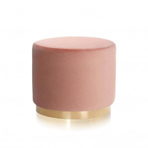 TABURET SISI, ROZ INCHIS/AURIU, DESIGN MODERN