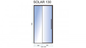 USA DE DUS, REA SOLAR, 130, NEGRU MAT, DIN STICLA SECURIZATA, CALITATE SUPERIOARA, REA - Img 5