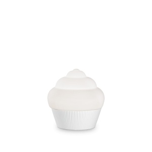 VEIOZA CUPCAKE TL1 SMALL, ALB, DESIGN MODERN, IDEAL LUX - Img 1