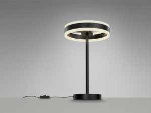 VEIOZA HELIA, 49 CM, NEGRU MAT/OPAL, DIN METAL, ALUMINIU SI ACRIL, STIL MODERN - Img 2