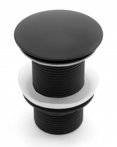 VENTIL REA, NEGRU, CLICK -CLACK, PUSH UP, CROM, CALITATE SUPERIOARA, REA - Img 7