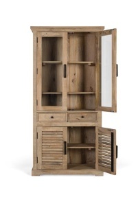 VITRINA LIVING 180CM, 2297, LEMN DE MANGO, GINER Y COLOMER, STIL MODERN - Img 3