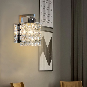 Aplica de perete metal cristal crom APP543-1W - Img 3