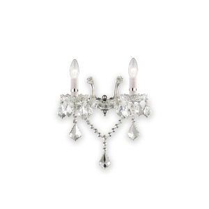 APLICA FLORIAN AP2, CROM, DIN CRISTAL, STIL CLASIC