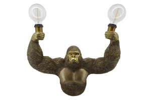 APLICA, KING APE 50CM, REALIZATA DIN POLIRASINA, CULOARE AURIE, REALIZATA MANUAL, ARTIM GROUP SELECTION - Img 3