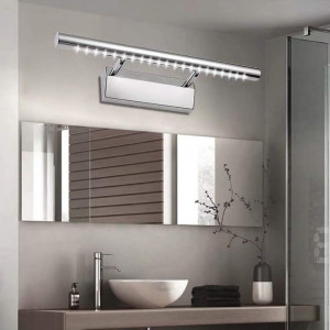 APLICA LED BAIE APP361-1W, 40X2.5 cm, CROM/ARGINTIU, DIN OTEL INOXIDABIL SI METAL, STIL MODERN, TU - Img 2