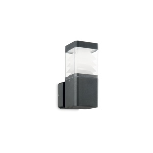 APLICA LYRA AP SQUARE 4000K, NEAGRA, DESIGN MODERN, IDEAL LUX