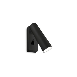 APLICA PIPE AP, NEGRU, DIN ALUMINIU, STIL MODERN - Img 1
