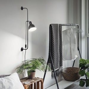 APLICA SHOWER AP1, NEGRU, DIN METAL, STIL VINTAGE - Img 2