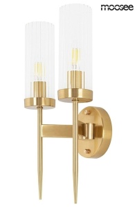 APLICA TORCH TWIN AURIE, CONFECTIONATA DIN OTEL SI STICLA, STIL MODERN - Img 1