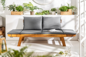 BANCA/CANAPEA MODULAR 37568 DIN LEMN MASIV DE SALCAM DESIGN VINTAGE - Img 3