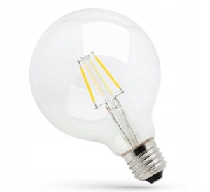 Bec LED Cald E-27 230V 4W Sfera 13763 - Img 1