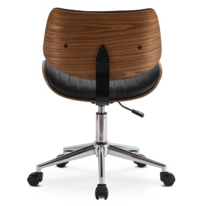 BESTSELLER! SCAUN DE BIROU ROTATIV, ARTIM MEBLE, REALIZAT DIN MATERIAL PIELE ECO, FURNIR, STIL MODERN - Img 5