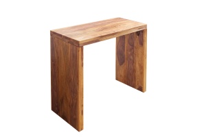 BIROU/CONSOLA DE LEMN, MAKASSAR 100CM, LEMN MASIV SHEESHAM, DESIGN RETRO - Img 4