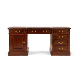 BIROU DE LUX 160CM, DIN LEMN MASIV, CULOARE MARO, ARTIM SELECTION