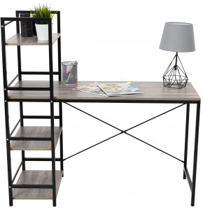 BIROU MODERN, ACCENT-16 DIN METAL SI MDF,DESIGN INDUSTRIAL - Img 8