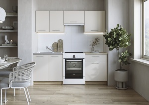 BUCATARIE ARTIM MAR, 200 CM, CREMONA OAK/CASMIR, DIN MDF, STIL MODERN