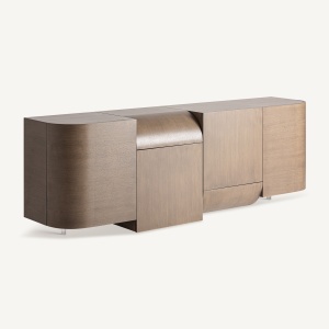 BUFET AKSARAY 220CM, CULOARE STEJAR/MARO, DIN LEMN STEJAR, STIL ART DECO, ARTIM GROUP SELECTION