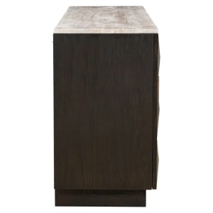 BUFET CLAREMONT CU 4 USI, MARO, 7870, CONFECTIONATA DIN FURNIR DE STEJAR, PIATRA, LEMN DE STEJAR SI LEMN, STIL MODERN - Img 2