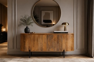 BUFET GATSBY140CM, REALIZAT DIN LEMN DE MANGO, DE CULOARE MARO, ARTIM GROUP SELECTION - Img 12