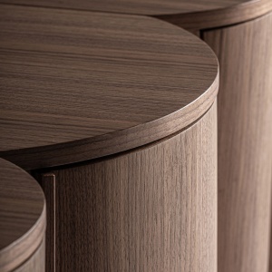 BUFET GIFHORN 242CM, DIN FURNIR DIN LEMN DE NUC SI MDF, DESIGN CONTEMPORAN, VICAL HOME - Img 4