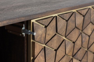 BUFET LIVING 145CM, COD 1465, DIN LEMN DE MANGO SI METAL, ARTIM GROUP SELECTION - Img 6