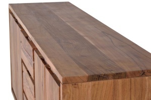 BUFET LIVING, 172CM, LEMN DE SALCAM SI METAL, REALIZAT MANUAL, ARTIM GROUP SELECTION - Img 8