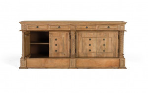 BUFET LIVING 200CM, CULOARE NATUR, LEMN DE MANGO, GINER Y COLOMER - Img 2