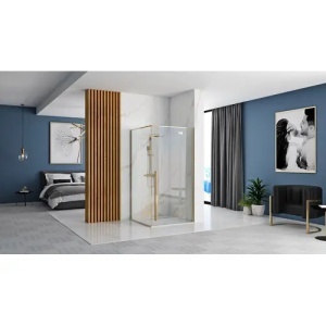 CABINA DE DUS FARGO 100X80, AURIE, FARA CADITA, CALITATE SUPERIOARA - Img 2
