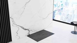 CADITA DE DUS, REA STONE, BLACK, 80x100, DESIGN MODERN, CALITATE SUPERIOARA, REA - Img 5