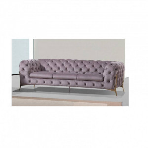 CANAPEA 3 LOCURI, CHESTERFIELD, CHELSEA BIS, DIN STOFA DE CALITATE, 243CM, CULOARE PERSONALIZATA - Img 4