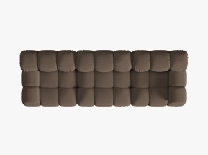 CANAPEA BELLIS, CU 3 LOCURI, MARO, CU TAPITERIE DIN TEXTIL 3D SONIC, MICADONI - Img 3