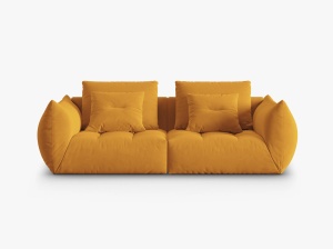 CANAPEA BLOOM, 3 LOCURI, 232 CM, DIVERSE CULORI SI MATERIALE, DESIGN DEOSEBIT - Img 7