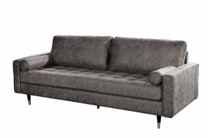 CANAPEA, COZY 220CM, MICROFIBRA, GRI ANTICHIZAT, COD 42139, DESIGN EXCLUSIVIST - Img 6