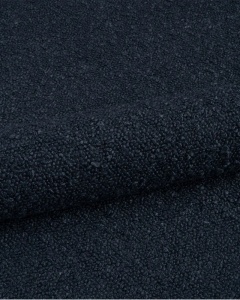 CANAPEA CU 3 LOCURI JODIE, 204X99 CM, ADANCIME SCAUN 62 CM, ALBASTRU INCHIS, TAPITAT CU TAPITERIE DIN TEXTIL BOUCLE BALOO, MICADONI - Img 3
