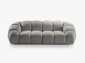 CANAPEA DIANA, 3 LOCURI, 254 CM, DIVERSE CULORI SI MATERIALE, DESIGN DEOSEBIT - Img 1